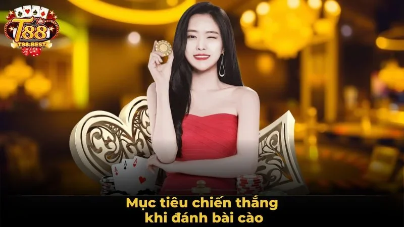 Mục tiêu chiến thắng khi đánh bài cào