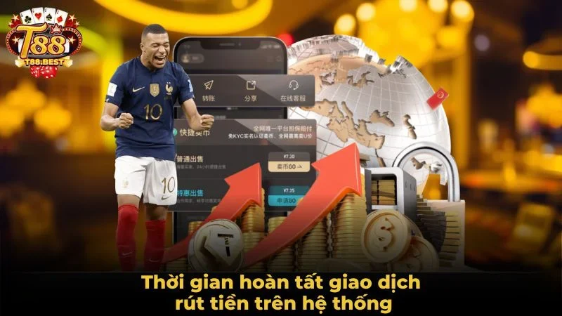 Thời gian hoàn tất giao dịch rút tiền trên hệ thống